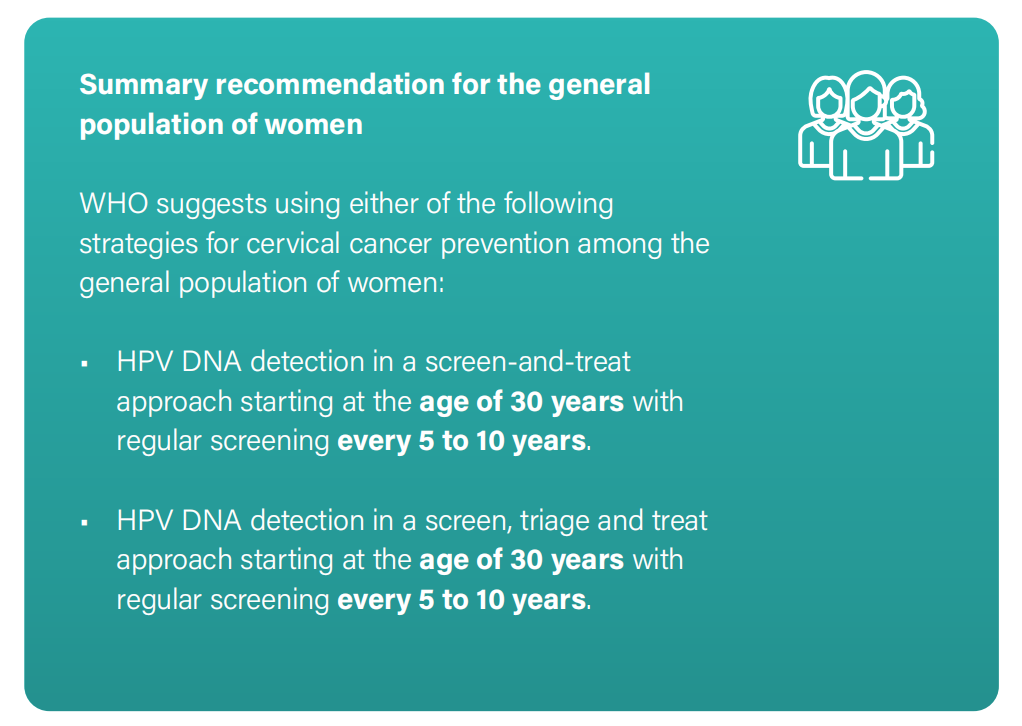 WHO发布宫颈癌防治新版指南，「推荐HPV-DNA 检测为宫颈癌首选筛查方法」